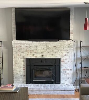 Before & After Fireplace Painting in Manchester, NH (2)