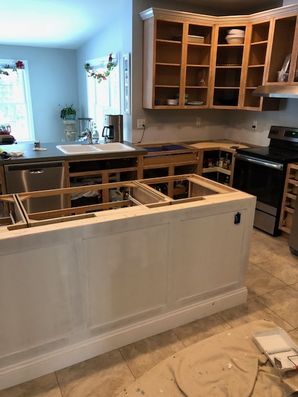 Cabinet Refinishing Job in Bedford,NH (1)