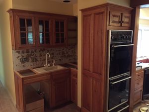 Before & After Cabinet Refinishing in Hopkington, NH (1)