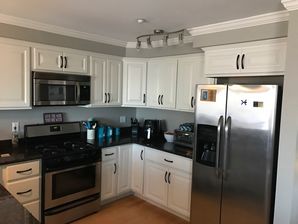 Before & After Cabinet Refinishing in Hooksett, NH (3)
